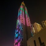 Al Hikma Tower 2 - Star Facade Lighitng