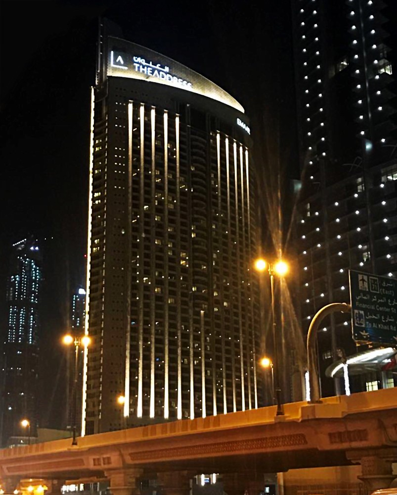 The Address Downtown Dubai 2-Star-Facade-Lighting-LED
