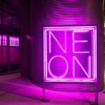 Neon-flex-Building Facade