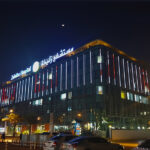 Zulekha Hospital Dubai outdoor lighting design by Star Facade Lighting – energy-efficient LED facade illumination UAE.