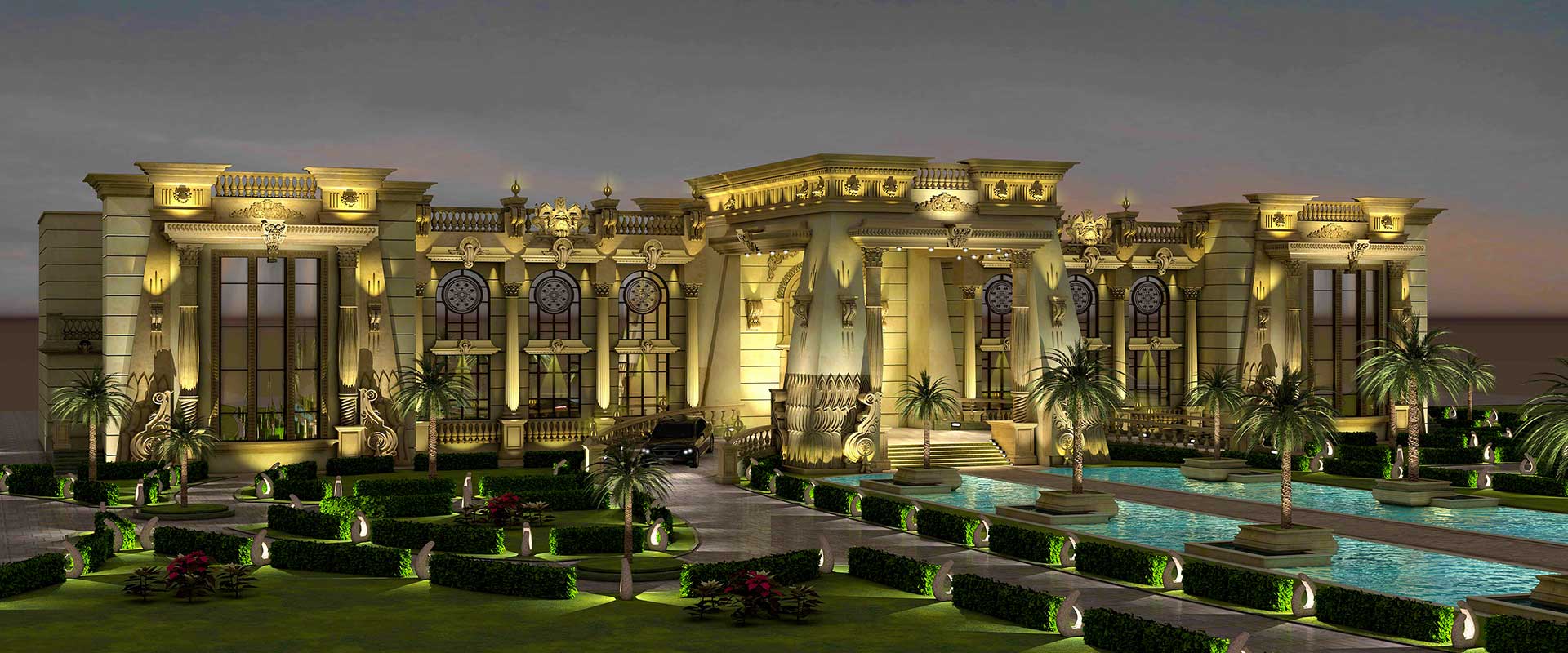 Facade-Lighting-movenpick-Dubai